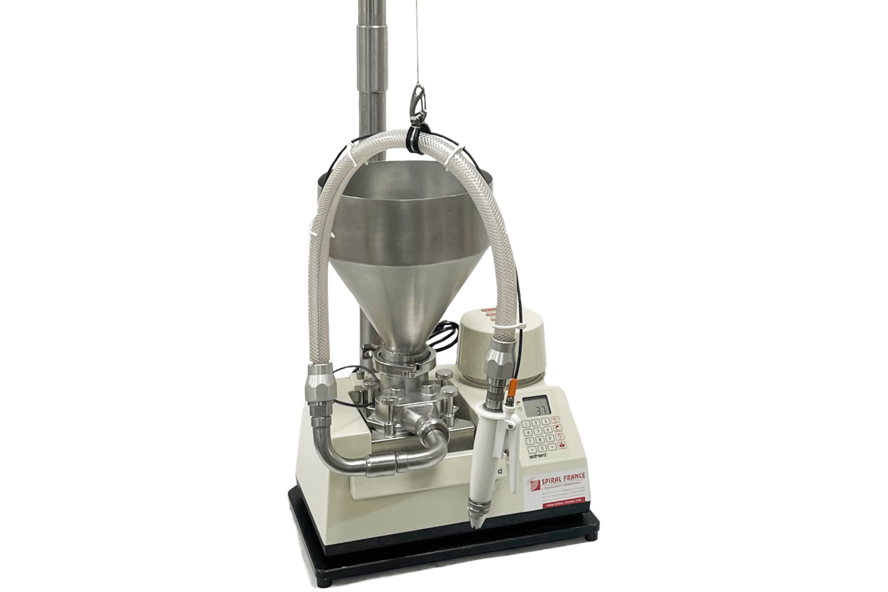 Doseuse Garnisseuse PV4001 edhard - machine de dosage à vitesse variable (pâte à tartiner, confiture, caramel, mousses, salées ou sucrées)