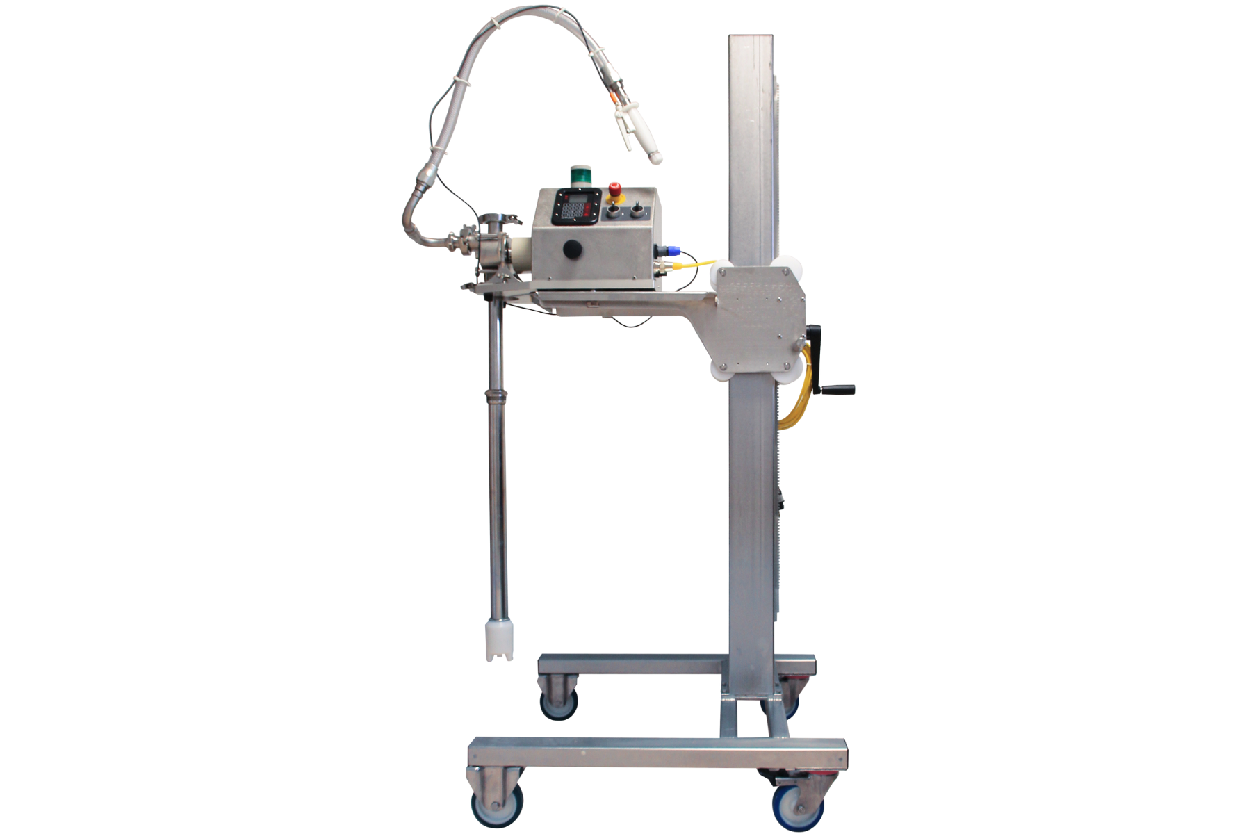 POMPE DE TRANSFERT PT DOSEUSE. Machine qui transfère ou pompe les appareils d'une cuve pour les transférer dans des moules ou sur une plaque.