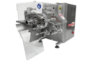 Pèle pommes automatique ascobloc 1 - machine pour peler étrogner et couper en quartiers des pommes, munit de 3 branches portes fruits